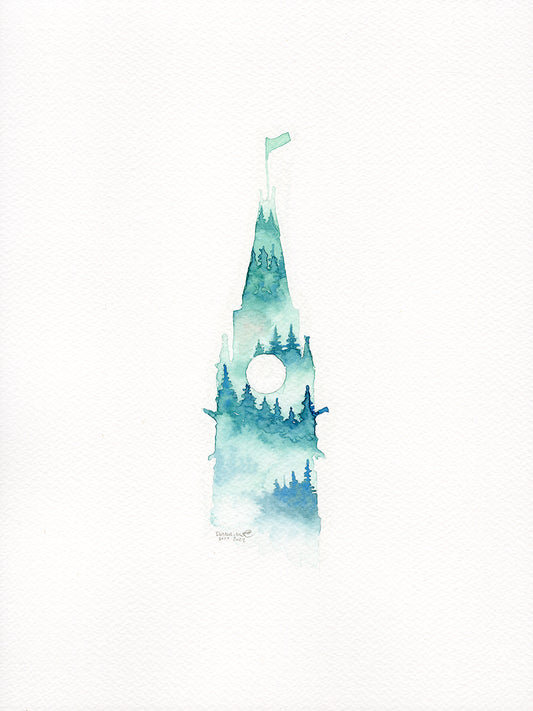 Parliament Silhouette - Limited Edition Print