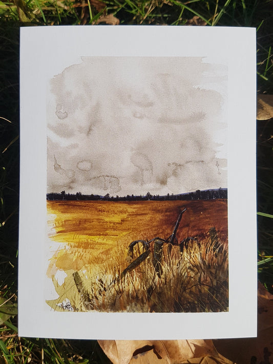 Autumn Field 1 - Greeting Card