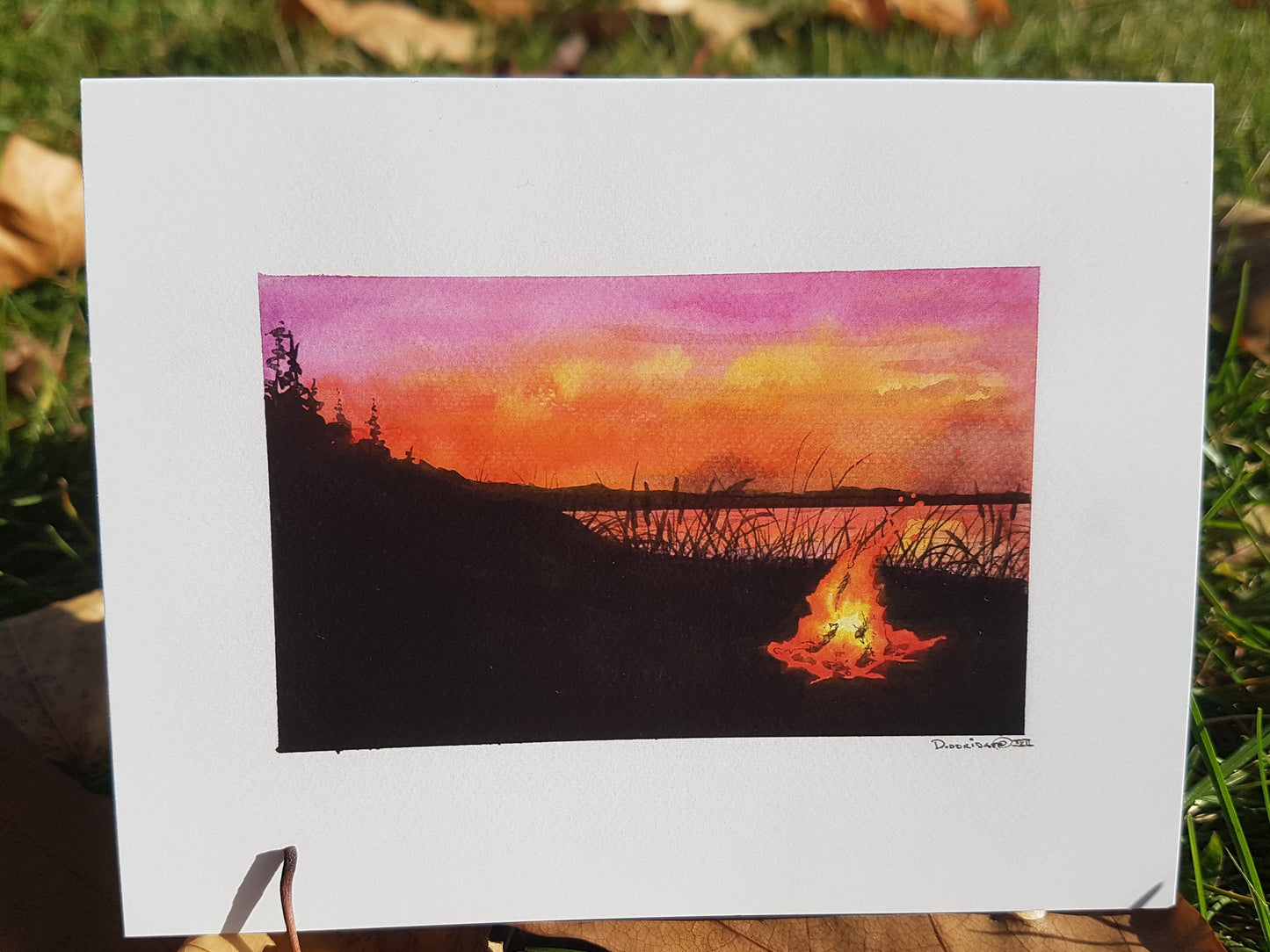 Bonfire - Greeting Card