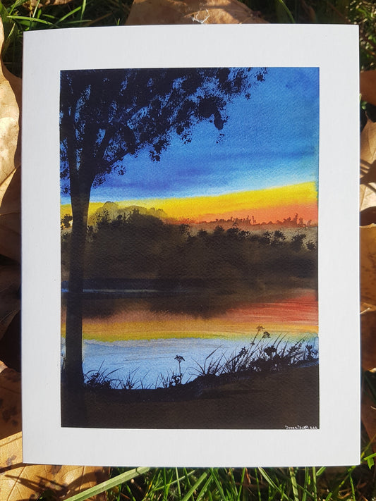 Sunset 1 - Greeting Card